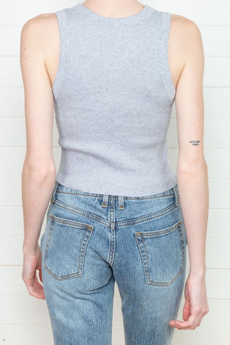 Debardeur Brandy Melville Connor Grise | LPD-94659888